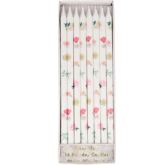 Floral Pattern Candles