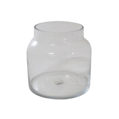 Glass Bianca Jar