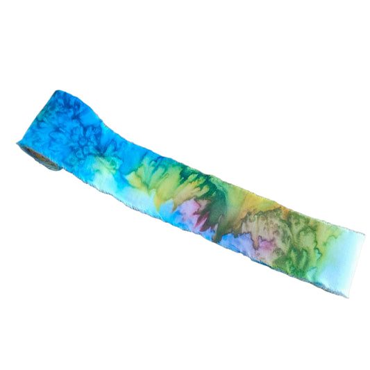 Hand Dyed Frayed Ribbon