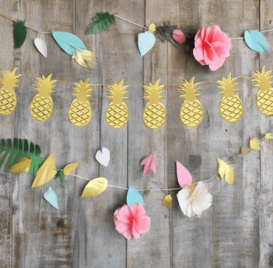 Gold Pineapple Garland