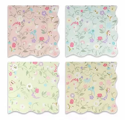 Laduree Floral Napkins