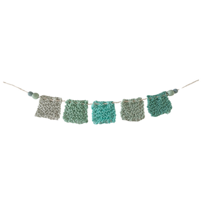 Mini Rustic Hand-Knitted Bunting H