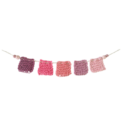 Mini Rustic Hand-Knitted Bunting I