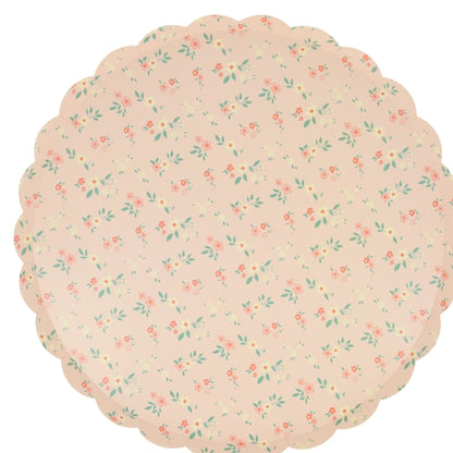 Peach Vintage Ditsy Floral