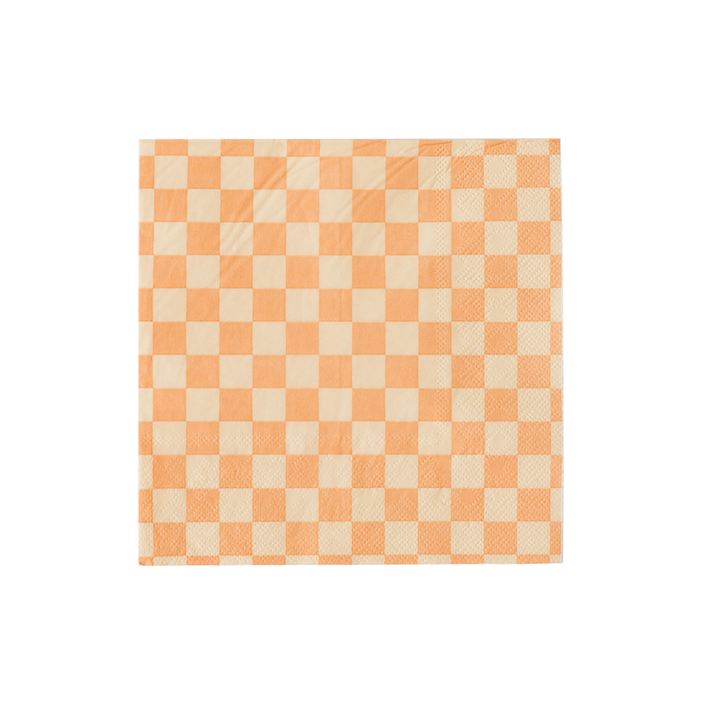 Peaches_and_Cream_Checkered_Napkins