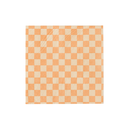 Peaches_and_Cream_Checkered_Napkins