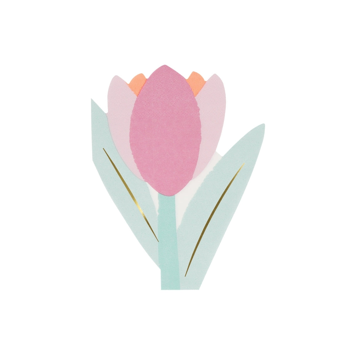 Pink Spring Flower Napkins 