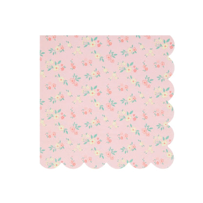 Pink Vintage Ditsy Floral Napkins