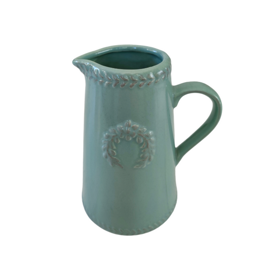 Sage Green Ceramic Jug Vase