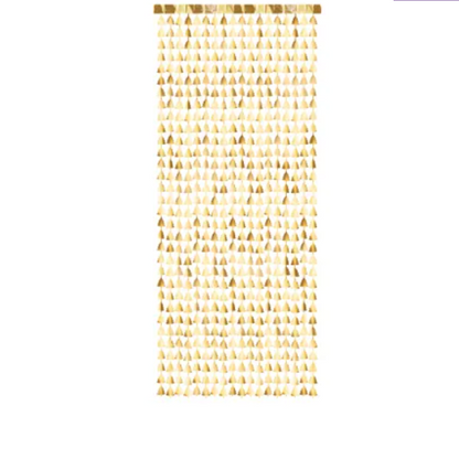 Gold Christmas Tree Backdrop