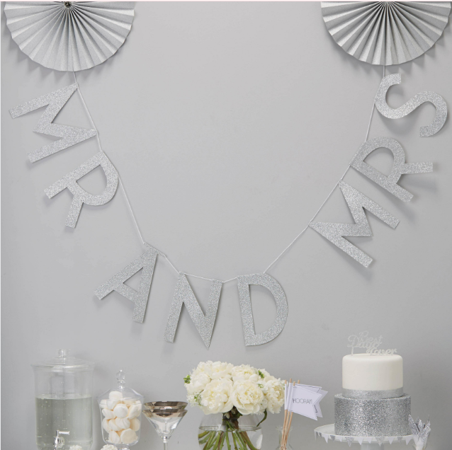 Silver Mr and Mrs Bunting
