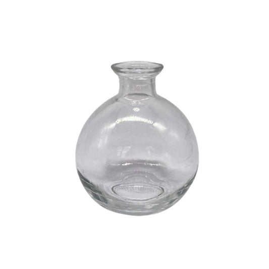 Smooth Round Clear Bud Vase