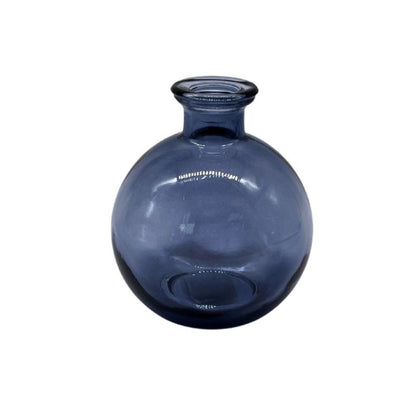 Smooth Round Grey Bud Vase