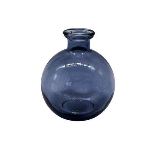 Smooth Round Grey Bud Vase