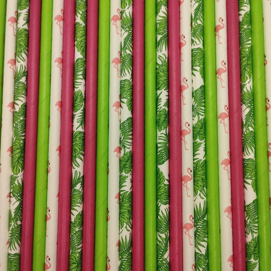 Tropical_Flamingo_Paper Straws