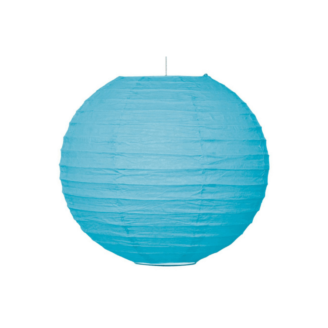 Turquoise Paper Lantern