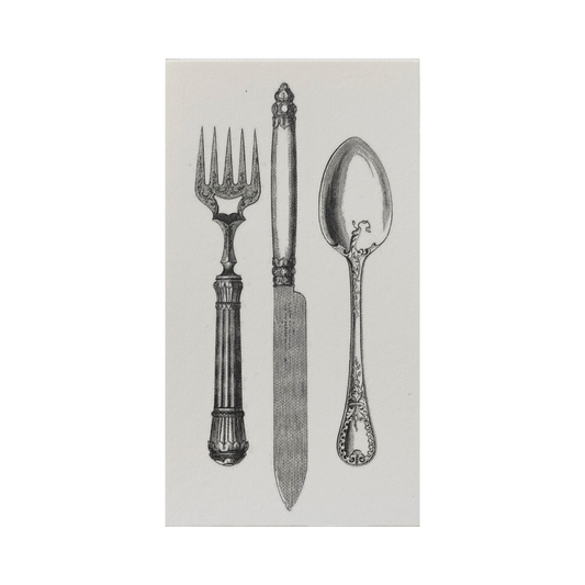 Vintage Cutlery Tags E
