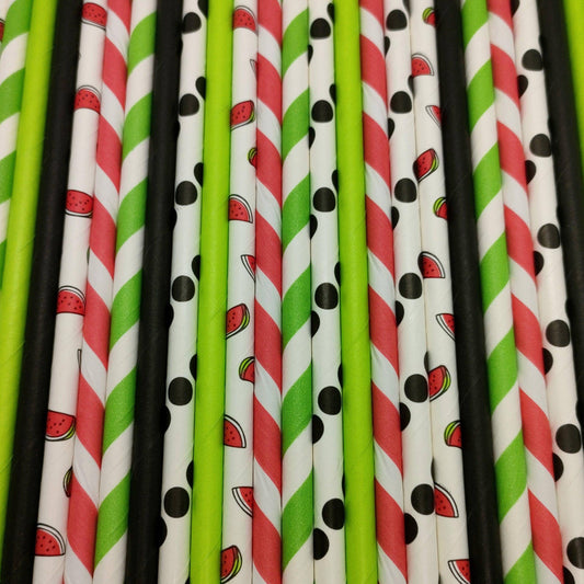 Watermelon_Paper Straws