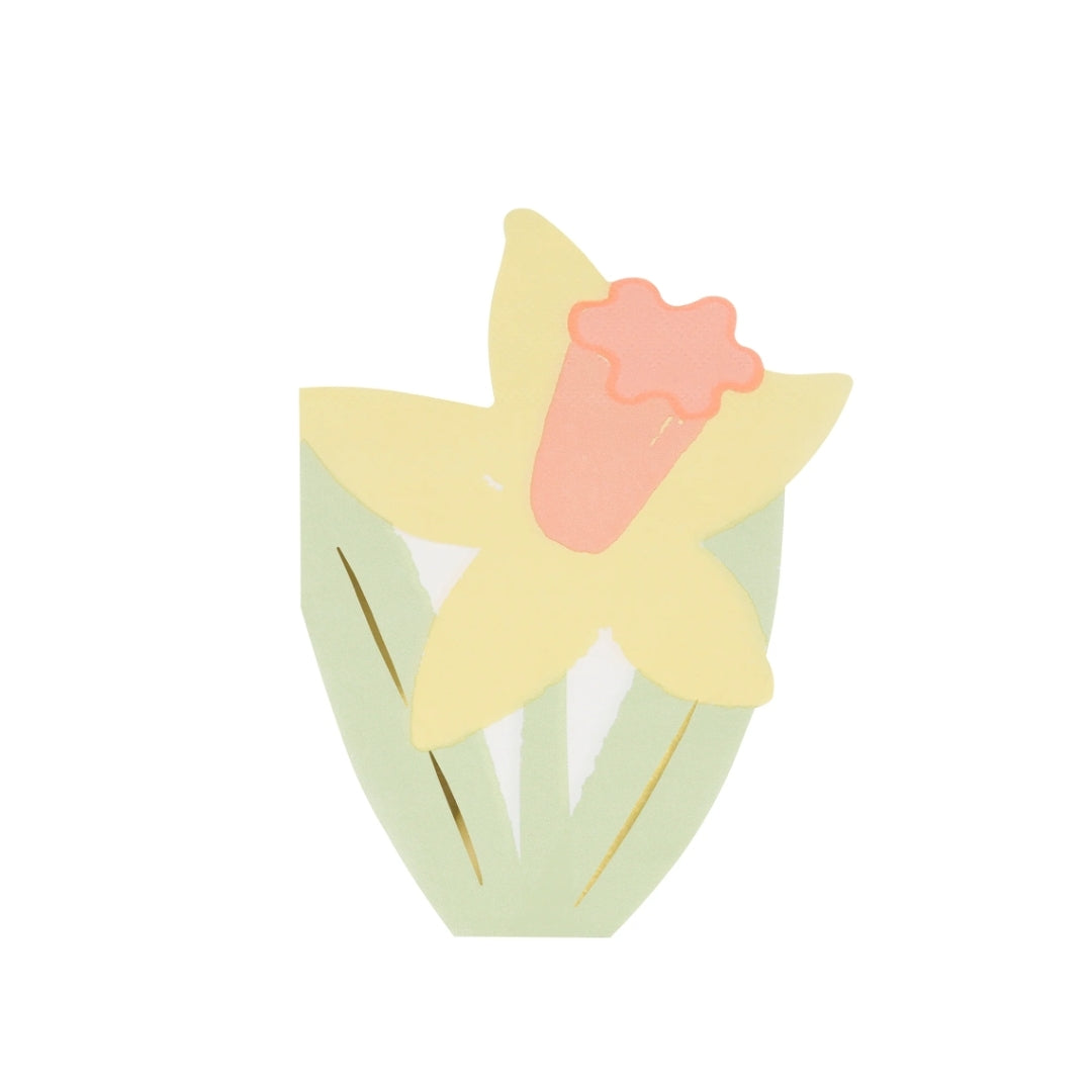 Yellow Spring Flower Napkins