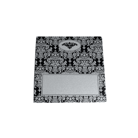 black-damask-place-cards