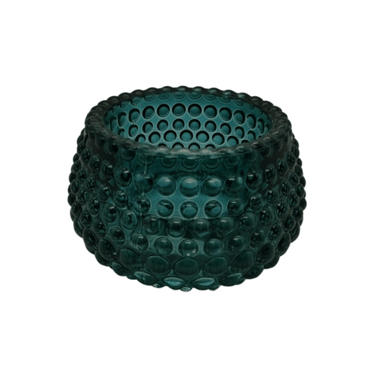 blue-green-glass-bubble-votive