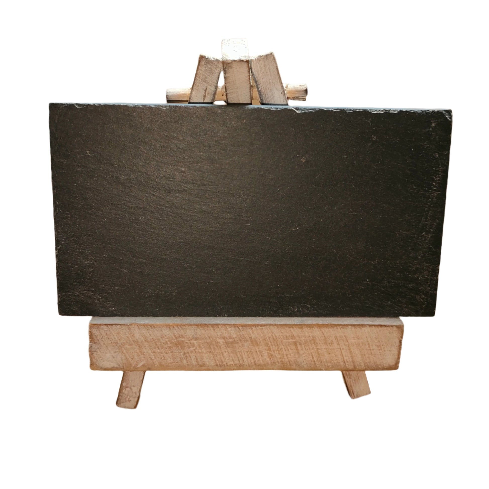 mini slate 
chalkboard easel