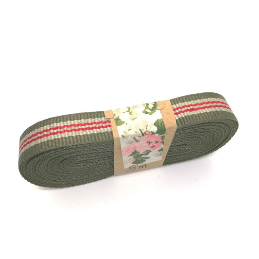 ribbon-petersham-striped-khaki-stone-red