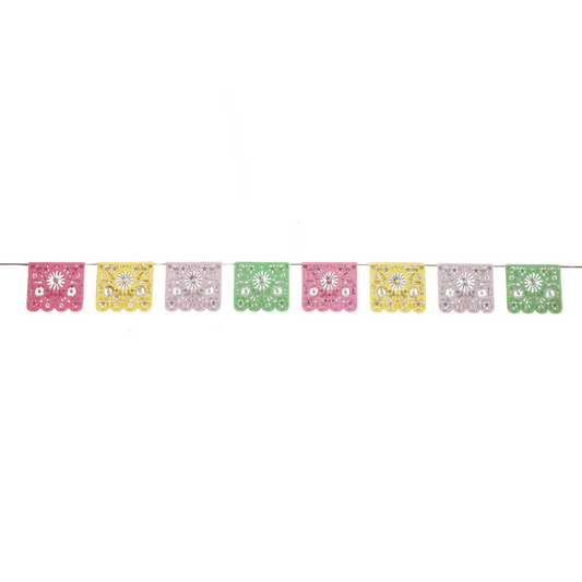 Floral Die Cut Banner
