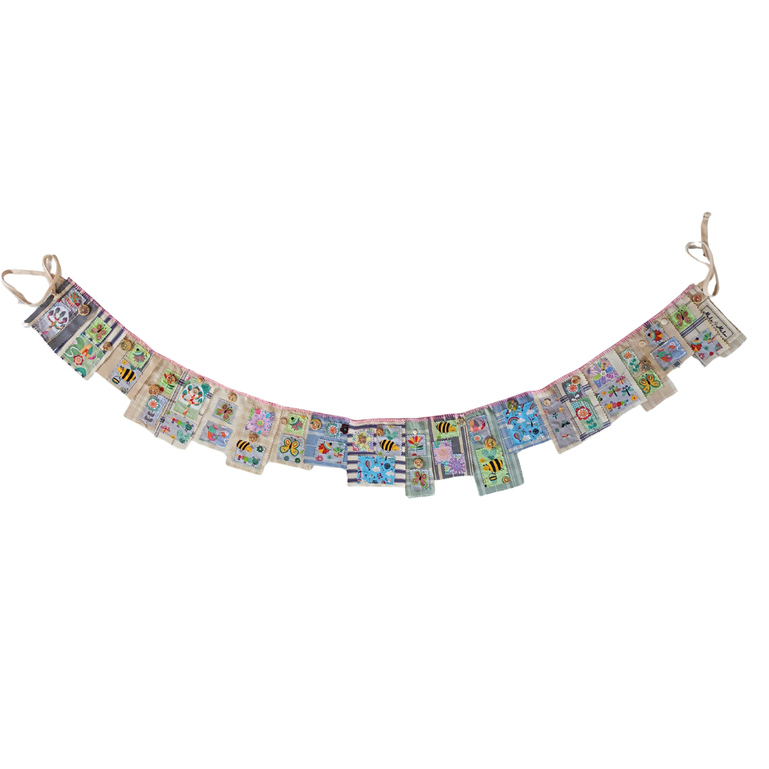 Fabric Snippet Bunting