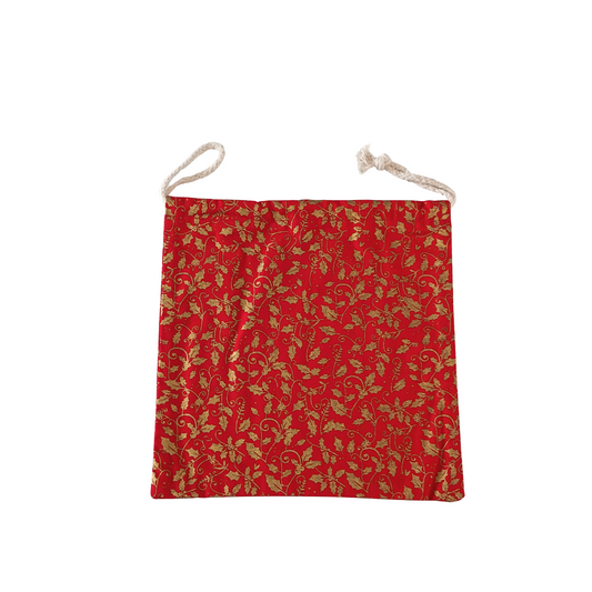Christmas Fabric Drawstring Bag
