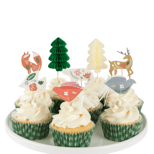 Folk Woodland Cupcake Kit