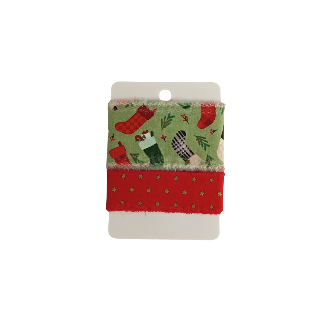 Frayed Christmas Ribbon