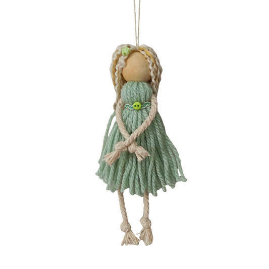 Macrame Style Tassel Hanging Dolls - Victoria