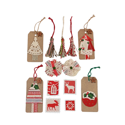 Handmade Christmas Gift Embellishment Pack