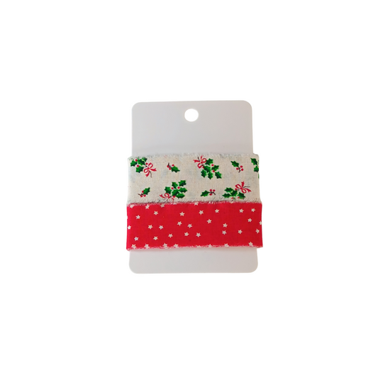 Frayed Christmas Ribbon