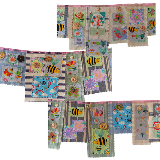 Fabric Snippet Bunting