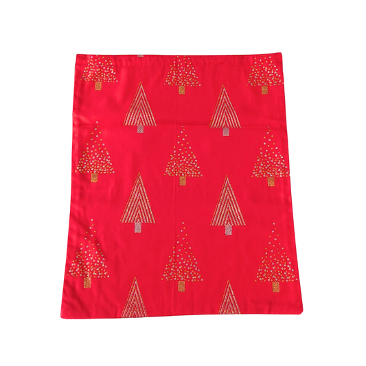 Christmas Fabric Drawstring Bag Large
